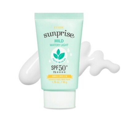 ETUDE Sunprise Mild Watery Light 50ml SPF50+ PA+++ Sunscreen Sun Cream NEW