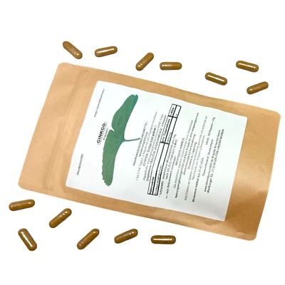 540 x 450mg GINKGO BILOBA VEGAN Kapseln Blatt Pulver kontroll Anb VEGETARISCH - Bild 1 von 3
