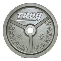 Troy Barbell Premium Gray Olympic Plate, 35 on sale Troy Barbell Premium Gray Olympic Plate, 35 on sale