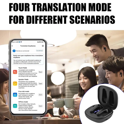 Translator Earbuds 144 Languages Real Time Online OffLine Translation Earphones - Picture 7 of 21