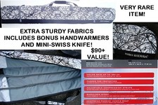 NEW/NWT TREE PATTERN S8014 LTD SERIES HIGH SIERRA PADDED SINGLE SKI BAG BONUS
