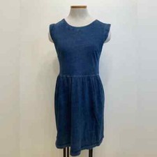 Ann Taylor Loft Blue Mini Dress Women’s 2 Summer Beach Blue Casual Cruise Spring