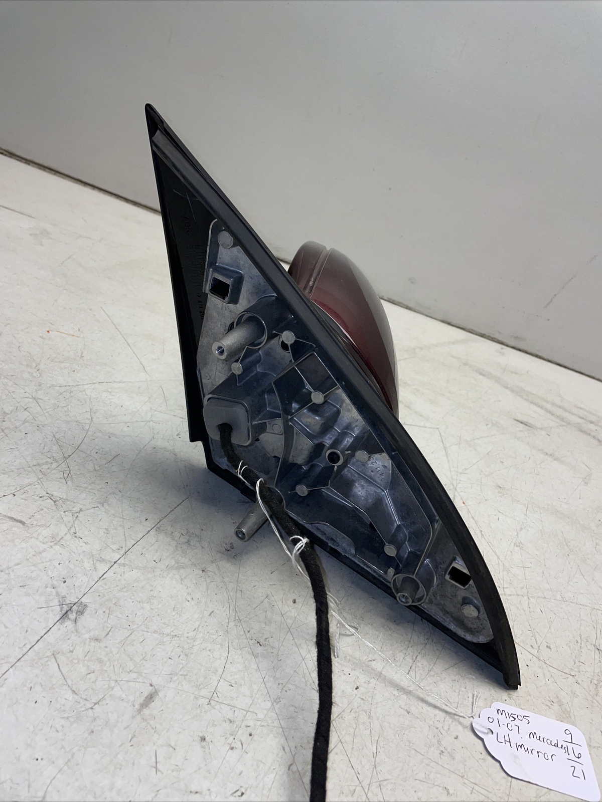 0107 Mercedes C240 C230 C320 Side Mirror TURN SIGNAL LEFT DRIVER Red