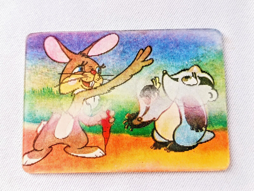 Vintage Soviet Pocket Stereo Calendars - Iridescent Rainbow - Made in USSR 1980s - Picture 10 of 10