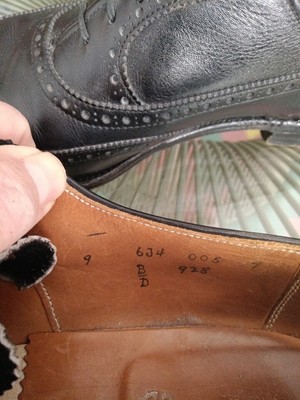 Alden 928 Wing Tip Bal Shoe