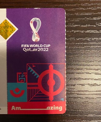 2022 World Cup Argentina vs Australia Full Ticket w/ Names Lionel
