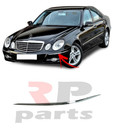 POUR MERCEDES BENZ E W211 06-09 NEUF MOULURE PARE CHOC AVANT GARNITURE CHROMÉE GAUCHE N/S
