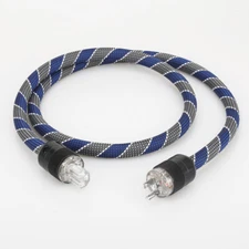 Audiophile 3 Prong US Plug Power Cord EU AU Audio Grade HIFI Power Cable CD Tube