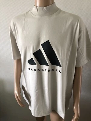 🌟 ADIDAS Herren Basketball ONE CTN JER T T-Shirt IR8491 beige Gr. XS -XXL NEU - Bild 1 von 4