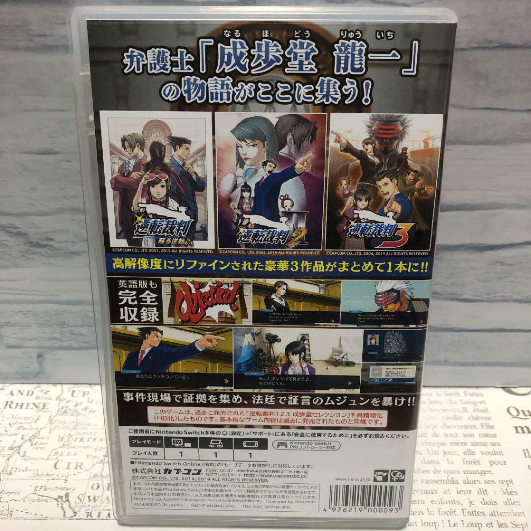 USED Nintendo Switch Phoenix Wright Ace Attorney Trilogy From