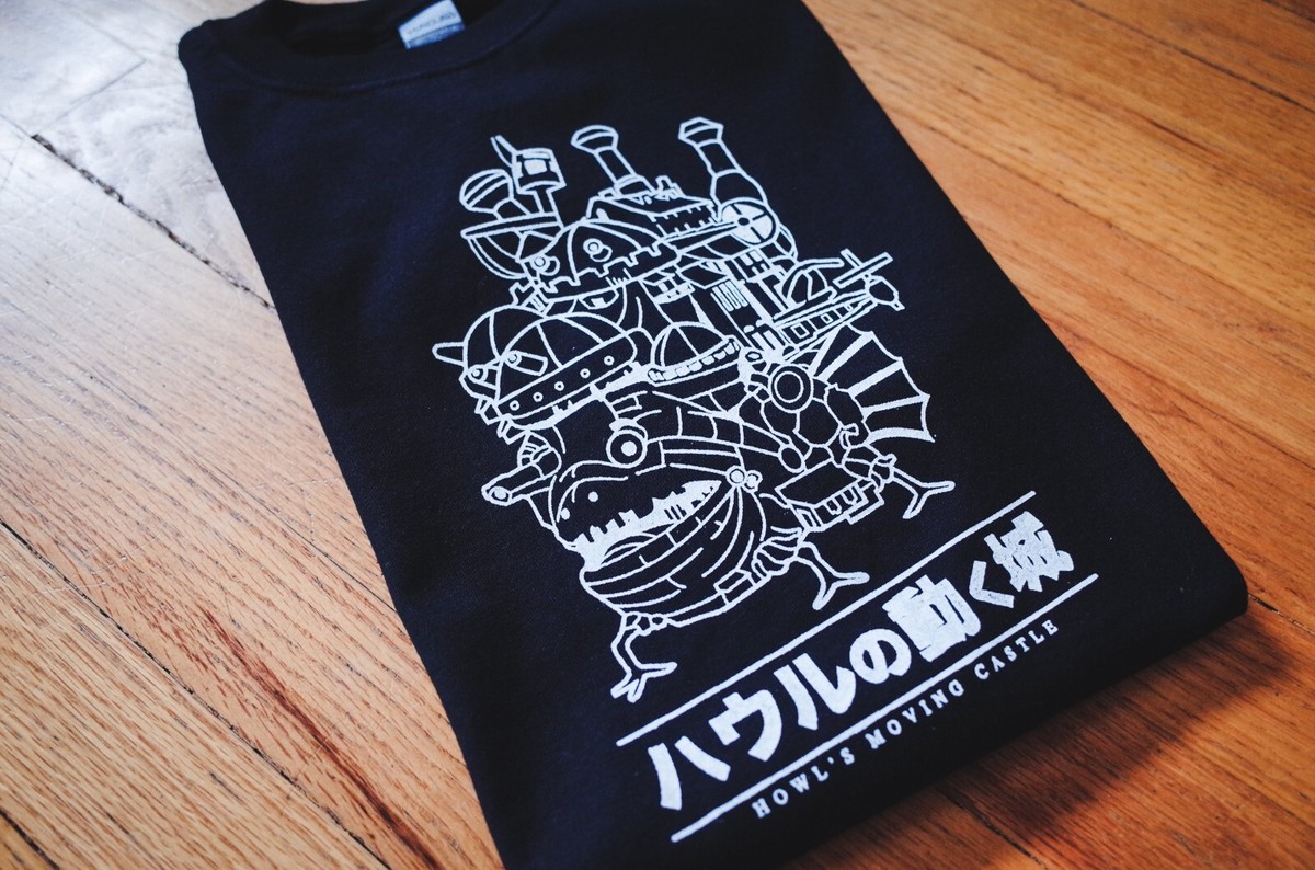トップス Howl's moving Castle tee Studio Ghibli Howl's Moving Castle Sophie & Calcifer Women's