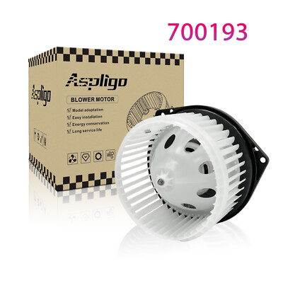 Aspligo 700193 A/C Heater Blower Motor with Fan Cage for Infiniti Nissan Front