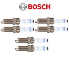 OEM Spark Plug Double Platinum Set 6X Bosch for Porsche Cayenne Macan Panamera