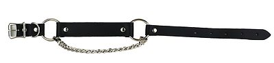 Ring Boot Strap Plain Leather Chain Punk Goth Cowboy Bikers Western Boot