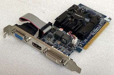 Gigabyte NVIDIA GeForce GT610 1GB DDR3 PCI-E HDMI DVI VGA Video Grafikkarte