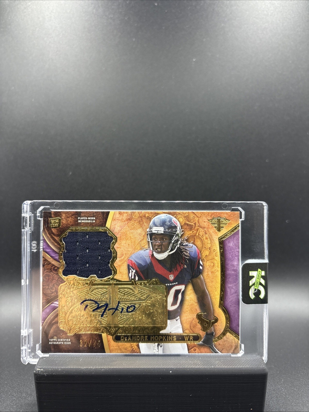 DeAndre Hopkins Topps Triple Threads Rookie Autograph Relics #DH2 Base