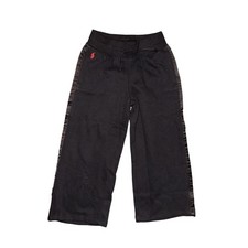 Polo Ralph Lauren Track Pants Kids 4 Black Logo Side Stripe Ankle Sweatpants