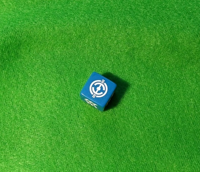 Star Wars Blue Die Galactic Battle Game The Clone Wars TCW 2010 DICE