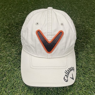 Vintage Callaway Golf Hat Cap New Era FT Fusion Technology Tour i Odyssey Beige