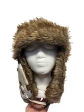 Camouflage Faux Fur Lined Trapper Hat With Ear Flaps Adjustable Strap 361B
