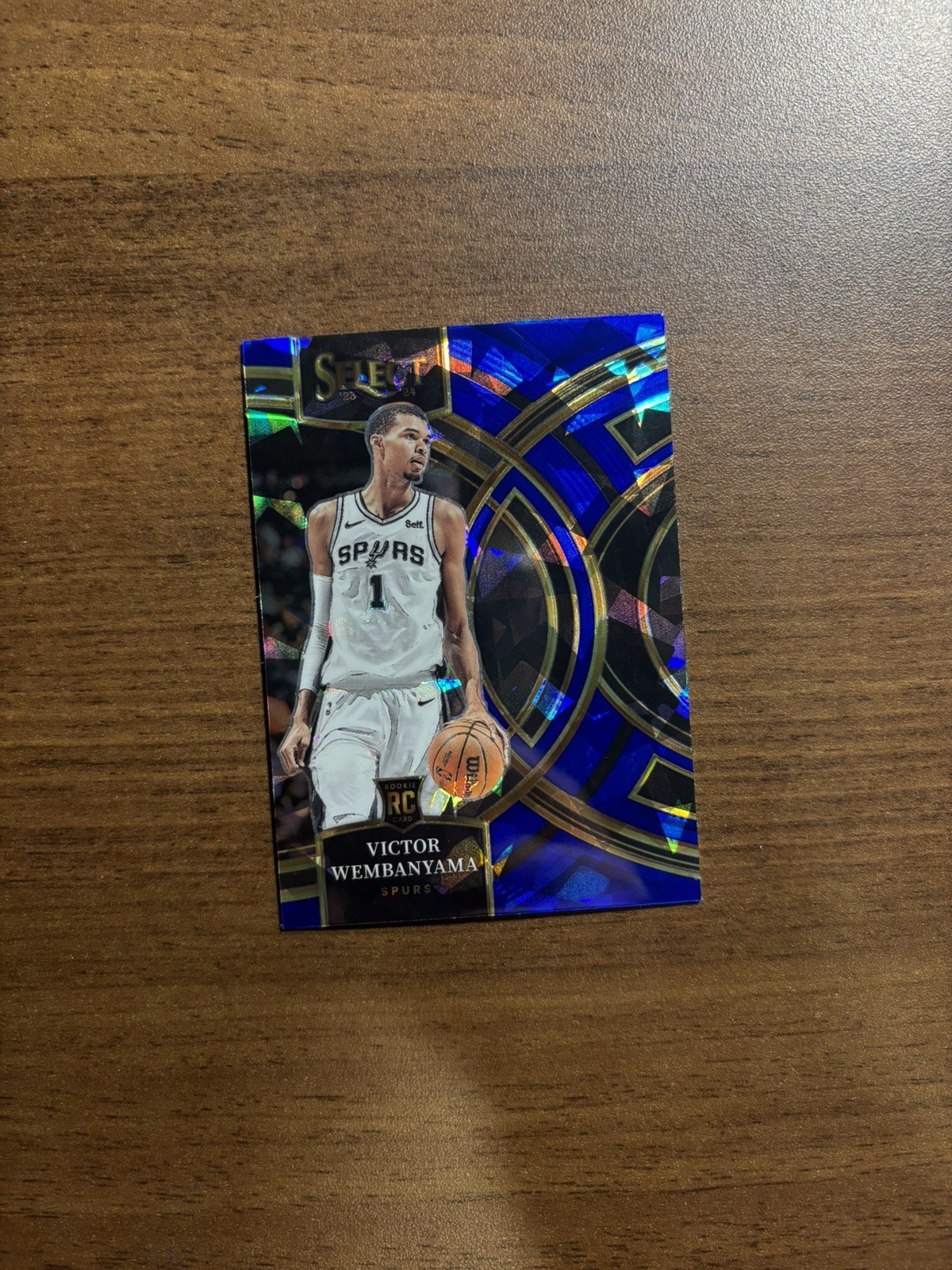 VICTOR WEMBANYAMA 2023-24 SELECT PREMIER LEVEL ROOKIE BLUE ICE RC ROOKIE