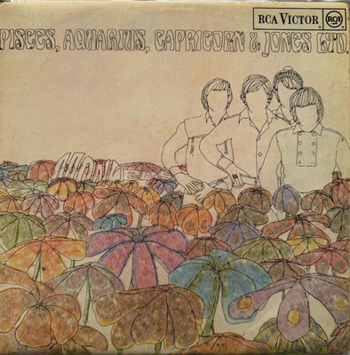 WOW LOOK The Monkees Pisces Aquarius Capricorn & Jones Vinyl LP RCA RD7912 1968