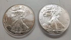.999 Fine Silver Round 2 - 1 oz - Walking Liberty 2002 & 2015