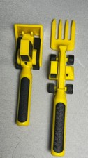 Yellow Creatively Konstruction Eating Utensils Machine 2 Pieces