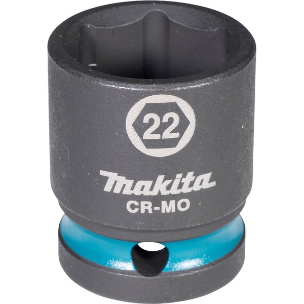 "Makita E-16184 SteckschlüSsel 1/2\" SW22 Impact Black Kurz"-image
