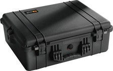 Pelican 1600 Case With Padded Dividers Black 1600-004-110