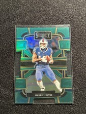 2023 Panini Select Gabriel Davis #11 Green Prizm Die-Cut First Print  1/5