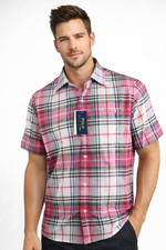 Polo Ralph Lauren Mens Shirt New XL Red Plaid Short Sleeve Button up Classic Fit