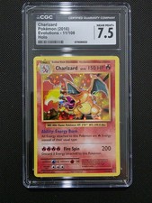 Charizard 11/108 Evolutions Holo - 2016 Pokemon - CGC 7.5 NM ✨ on eBay