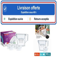 Aqua Optima Liscia Carafe Filtrante 2,5 L + Cartouches Evolve+