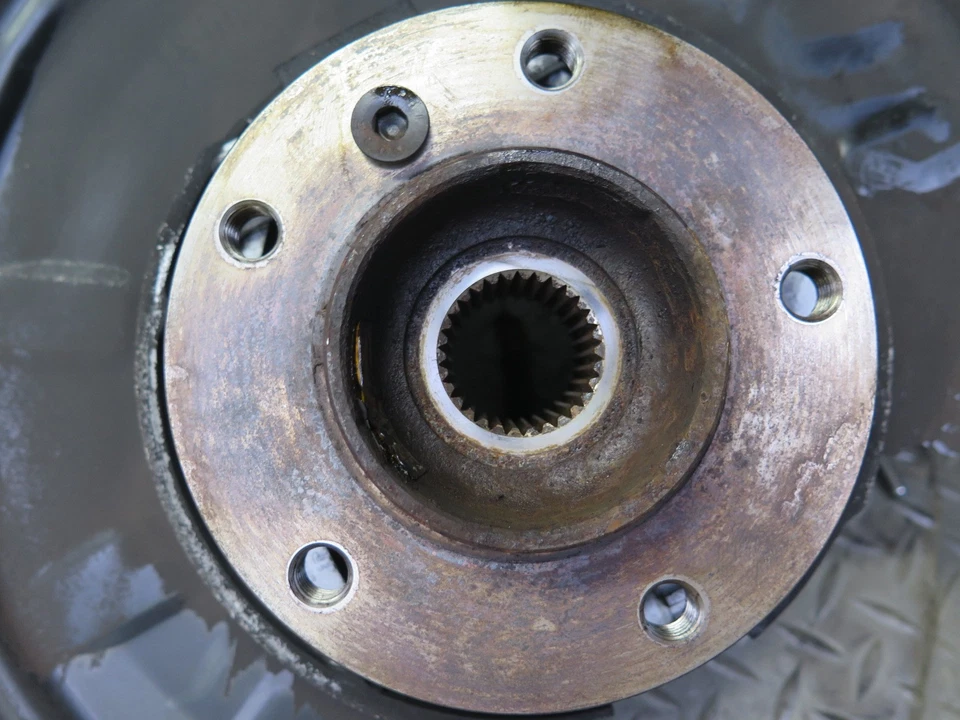 01-06 BMW E46 330i 330Ci tracción trasera nudillo derecho rueda buje brazo de arrastre OEM Foto 4 de 4