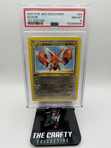 Scizor (1st Edition) graded PSA 8 for sale on eBay
