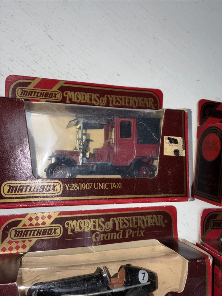 Matchbox Models of Yesteryear LOT of 7  2Y-28, Y-19, Y-14, Y-2, Y-25, Y-9 NIB - Image 3 of 4