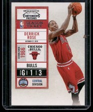 Derrick Rose 2010-11 Playoff Contenders Patches #69 Chicago Bulls