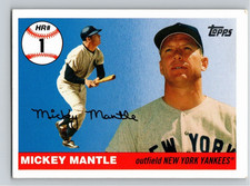 2006  Topps Home Run History #MHR1 Mickey Mantle New York Yankees Free Shipping!