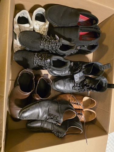 Herrenschuhpaket - Größe 9 - 9 Paar - elegant, Freizeit, Sport, Stiefel - gebraucht