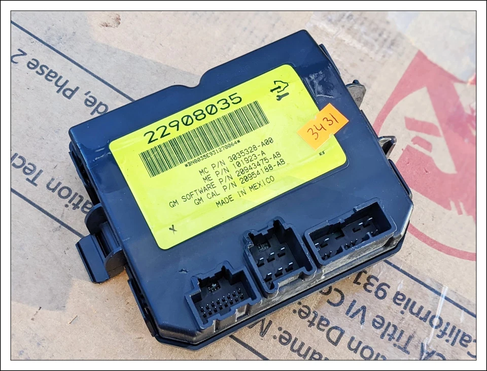 ✅ Módulo de control de puerta levadiza puerta trasera Cadillac SRX 2010-2016 GM 22908035 OEM Foto 2 de 3