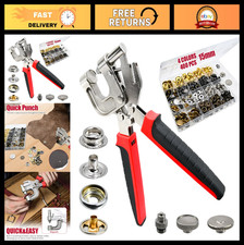 Snap Fastener Tool Kit 400 pcs Boat Cover Canvas Snaps with Punch Tool