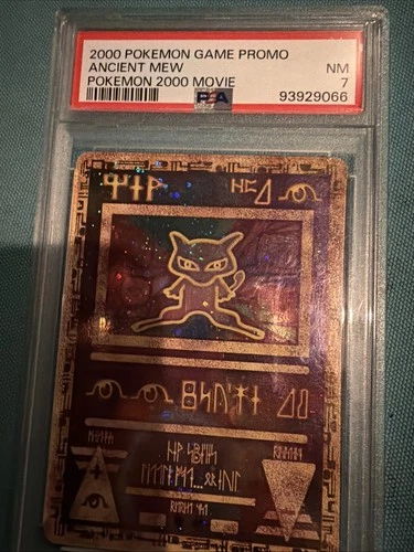 2000 Pokemon Game Movie Ancient Mew Pokemon 2000 Movie PSA 7
