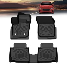 New Floor Mats Fit For 2017-2020 2019 Ford Fusion All-weather Tpe Rubber Liner