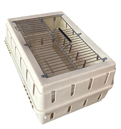 Doskocil Cabin Kennel Wire Top Small Animal Travel Airline Crate 17x12x8 USA