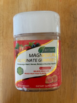Biyode Magnesium Glycinate 60 Gummies Improve Sleep Promotes Cognition & Focus