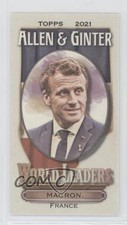 2021 Topps Allen & Ginter's Mini World Leaders Emmanuel Macron #MWL-4 9r7