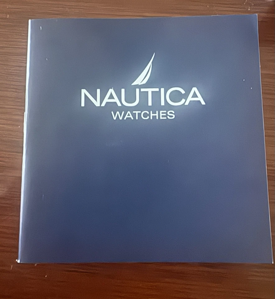 Reloj Hombre Nautica Cronógrafo Cuarzo Esfera Negra Modelo 09596 Foto 4 de 4