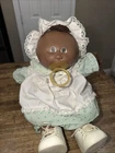 Cabbage Patch Kids Soft Body Baby Doll Medium Dark Complexion Green Dress