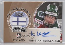 2016 Leaf ITG Heroes & Prospects International Ice Kristian Vesalainen Auto xp6